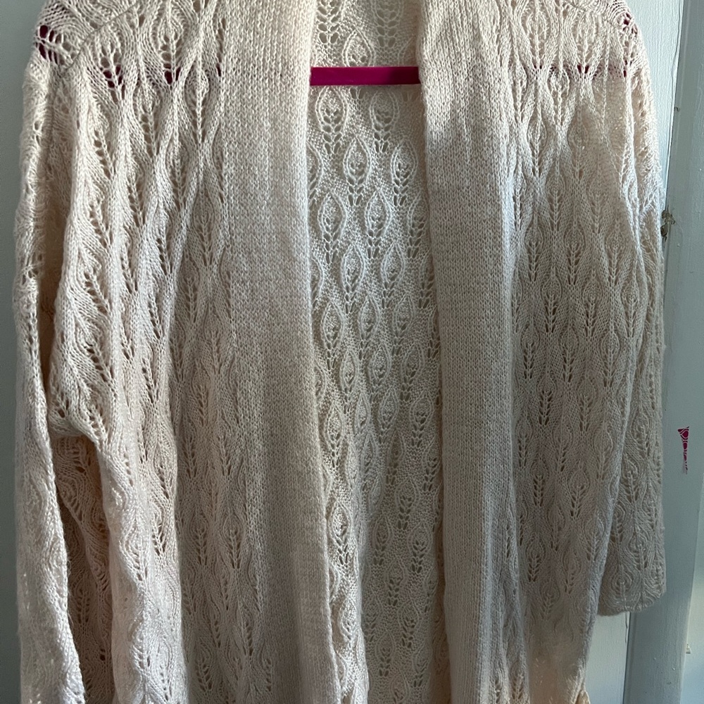 Lauren Conrad Beige/Nude cardigan.